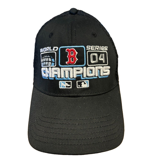 2004 Boston Red Sox World Series Champions Fitted Hat One Size FitsAll Black NEW - Picture 15 of 15